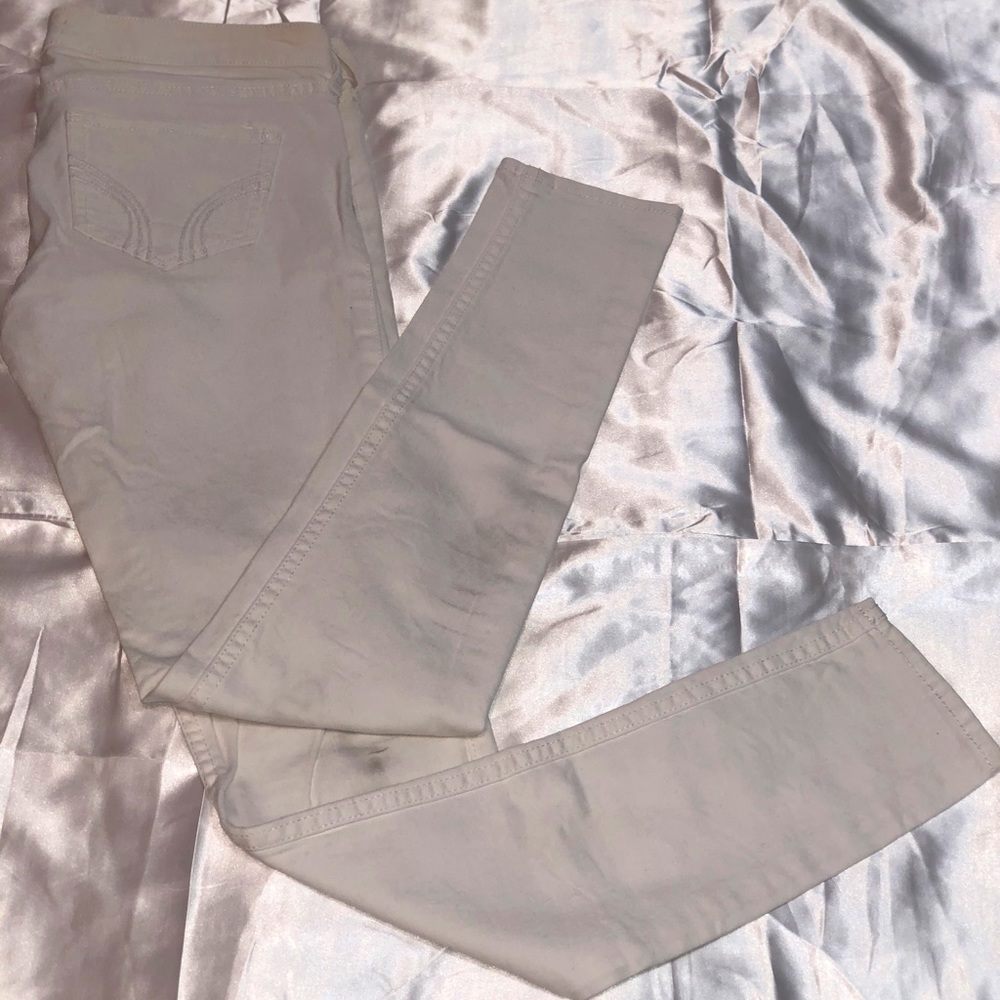 Hollister White Skinny Jeans